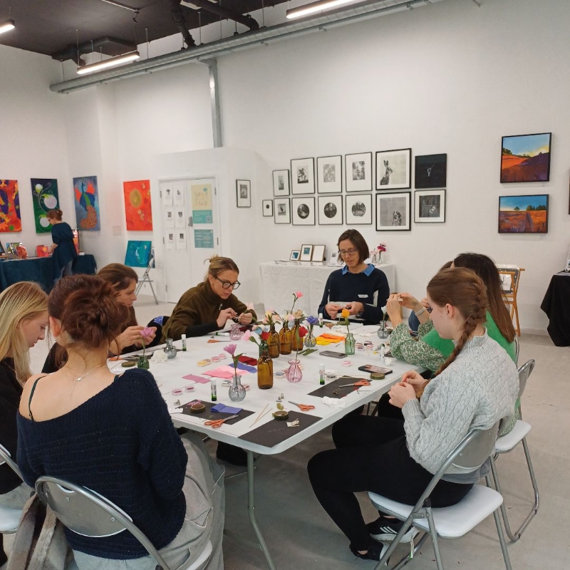 Introduction to paper flower making workshop