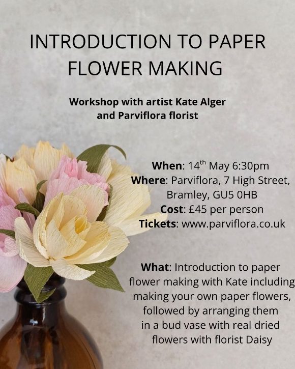 Introduction to paper flower making workshop