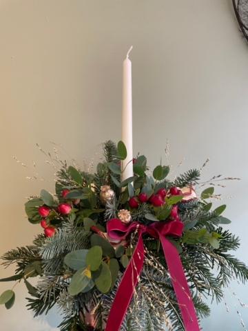 Christmas Candle Arrangement