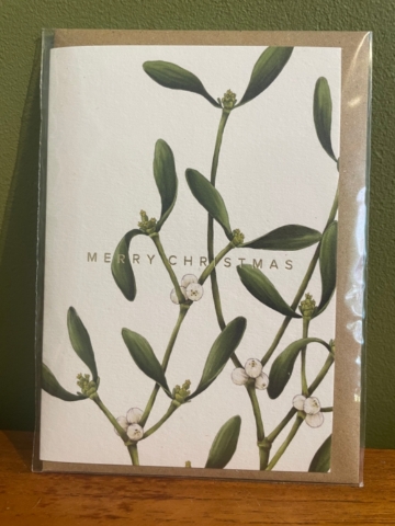 Mistletoe Christmas Card
